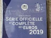 Prancūzija 2019.oficialus bankinis euro monetų rin