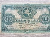 1927m. 10 litų smetoniškas banknotas