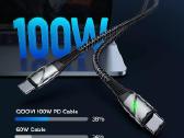 Usb c type į c type 100w - nuotraukos Nr. 2