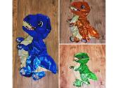 Stovinti balionas dinozauras 3D