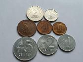 1991 litu ir centu komplektas Unc