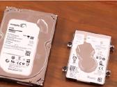 Naudoti 2,5" ir 3,5" diskai nuo 100gb iki 1tb