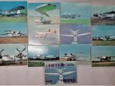 1991m aviacijos kalendoriukų komplektas Antej