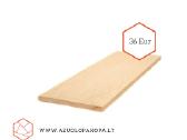 Ąžuolo ir uosio laiptų pakopos, palangės, skydai