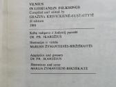 Knyga Vilnius lietuvių liaudies dainose - nuotraukos Nr. 3