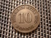 10 pfennig 1908 J - Vokietija