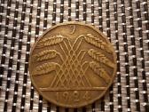 10 pfennig 1924 J - Vokietija Nr1 - nuotraukos Nr. 2