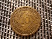 10 pfennig 1924 J - Vokietija Nr2
