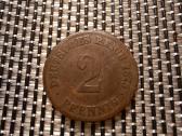 2 pfennig 1875 G - Vokietija