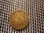 5 pfennig 1924 J - Vokietija Nr2