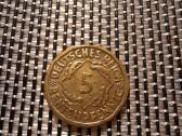 5 pfennig 1924 J - Vokietija Nr3
