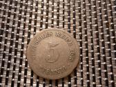 5 pfennig 1875 J - Vokietija