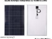 Saulės Baterijos Ir Vėjo Jėgainės - nuotraukos Nr. 6