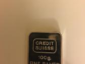 Credit Suisse 100g investicinis sidabras