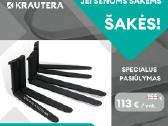 Krautuvų šakės Super Kaina