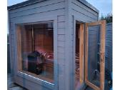 Lauko pirtis - modulinė sauna "Ausra"- 2.3 x 2.3 m - nuotraukos Nr. 2