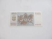 500 talonu , Lietuva , 1993 vilkai - nuotraukos Nr. 2