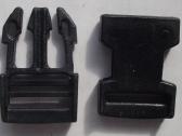 Užsegimas plastikinis juodas 65x35x10mm - nuotraukos Nr. 2