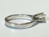 Auksinis žiedas 585 praba 0.23 ct briliantas - nuotraukos Nr. 2