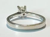 Auksinis žiedas 585 praba 0.23 ct briliantas - nuotraukos Nr. 5