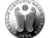 10 litų moneta pasaulio lietuvių dainų šventė.