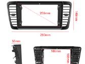 Subaru Legacy 2003-2009 android multimedija - nuotraukos Nr. 3
