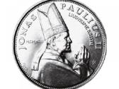 10 litų moneta popiežius Jonas Paulius II