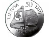 50 litų moneta Vincas Kudirka 1858–1899 m. - nuotraukos Nr. 2