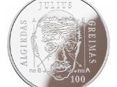 20 eurų Algirdo Juliaus Greimo 100 gimimo metinės