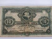 Gražūs 1927 m. 10 litų F serija