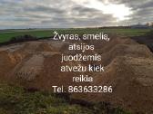Žvyras, skalda, juodžemis, dekoratyviniai akmenuka - nuotraukos Nr. 24