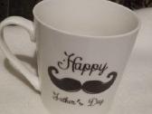 Baltas puodelis tevo dienai "Happy fathers Day" - nuotraukos Nr. 2