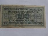 100 karbovancu 1942 m.puikus banknotas,retas - nuotraukos Nr. 2