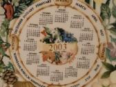 Wedgwood 2003 m. lėkštė-kalendorius