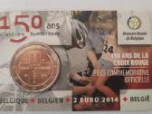 2 Euro Belgija 150 Years Belgian Red Cross 2014 - nuotraukos Nr. 2