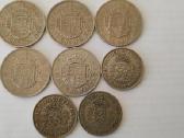 Anglų monetos Shillings/crown