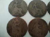 British pennies monetos