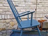 Vintažinis mid century autorinis supamas krėslas - nuotraukos Nr. 3