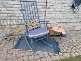 Vintažinis mid century autorinis supamas krėslas - nuotraukos Nr. 14