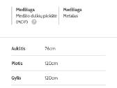Baltas blizgus apvalus stalas - nuotraukos Nr. 2