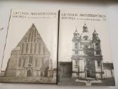 Knyga Lietuvos architektūros istorija 1-2 tomai