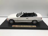 Bmw 3 serijos modeliukas e36 baltas kabrioletas