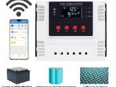 WiFi Valdiklis 60a saulės baterijai 12-48v ličio