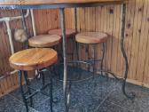 Kalviškas stalas su kėdėmis - nuotraukos Nr. 11