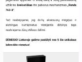 Parduodu labai gražu išskirtinį sidabrinį laikrodį - nuotraukos Nr. 3