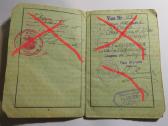 Memel Klaipeda tikras keliones pasas 1925 metu sms - nuotraukos Nr. 2