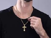 Auksu pildytos grandinėlės bei kryželiai tik - nuotraukos Nr. 7