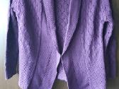 Naujas violetinis kardiganas