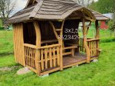 Pavėsinės, šulinio apdaila,vaikų žaidimų aikštelės - nuotraukos Nr. 11