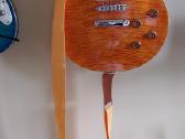 Gitaros diržas (raudonas, geltonas) - nuotraukos Nr. 4
